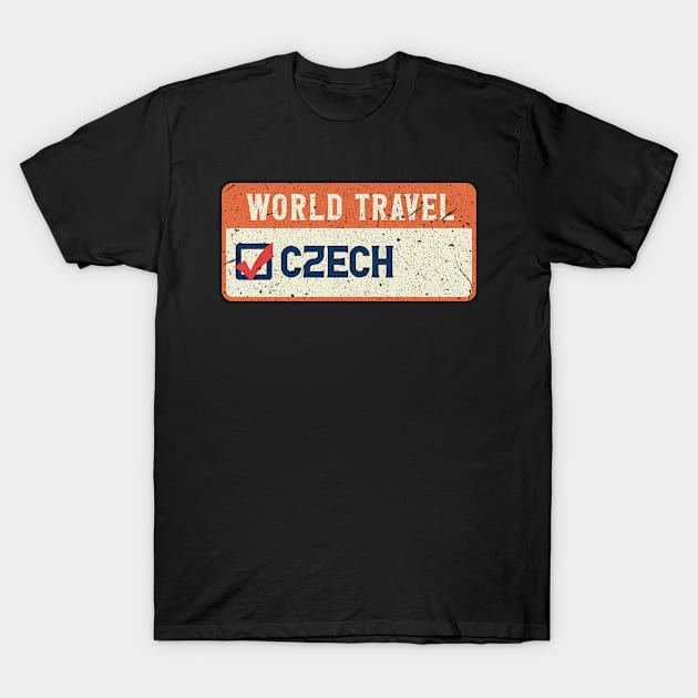 Czech world travel T-Shirt by SerenityByAlex